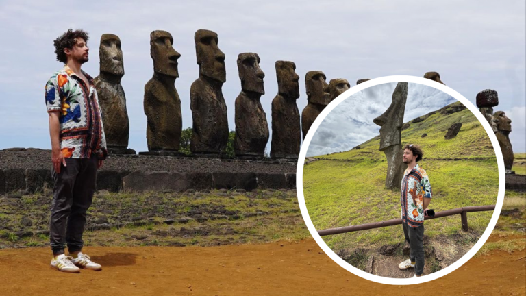 Famoso youtuber quedó encantado con Rapa Nui tras visita a Chile