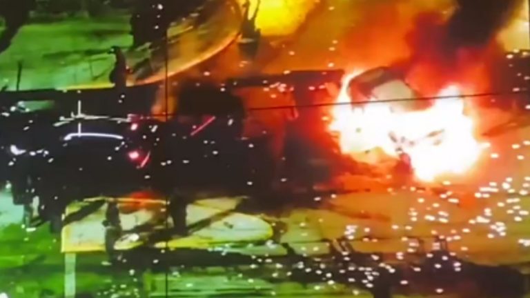 Día del Joven Combatiente: Encapuchados queman auto particular y disparan a Carabineros en PAC