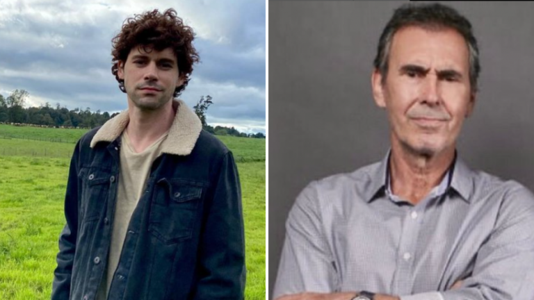 Hijo de Cristián Campos mostró señal de apoyo a Di Girolamo tras querella contra su padre