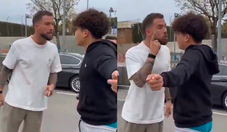 Jugador del Barcelona va con todo y encara a tiktoker tras insultos: 