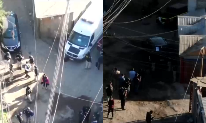 PDI realiza amplio operativo en toma de Cerrillos: Buscan a banda 