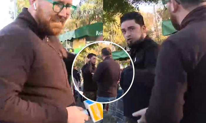 Periodista de Contigo en la Mañana fue agredido en vivo con un trozo de pan en Renca