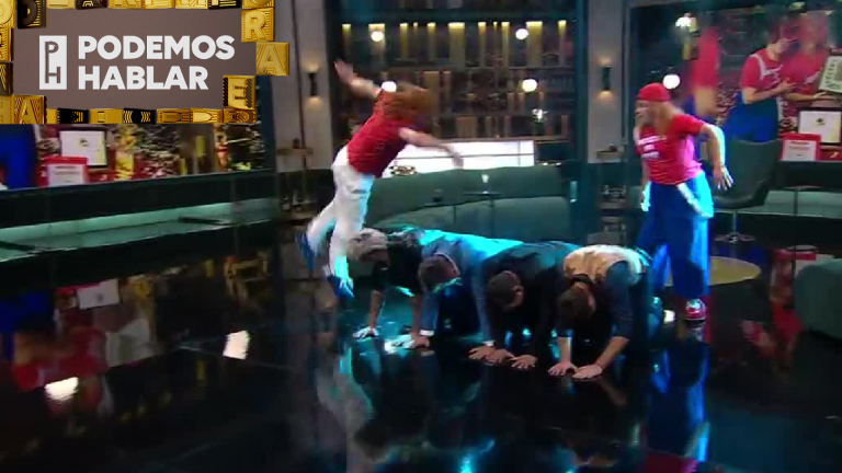 ¡Acrobacias por todos lados! Familia Pastelito brilló con su entusiasmo en Podemos Hablar
