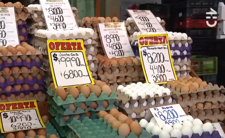 Se dispara el precio del huevo: Bandeja de 30 puede superar los $6 mil