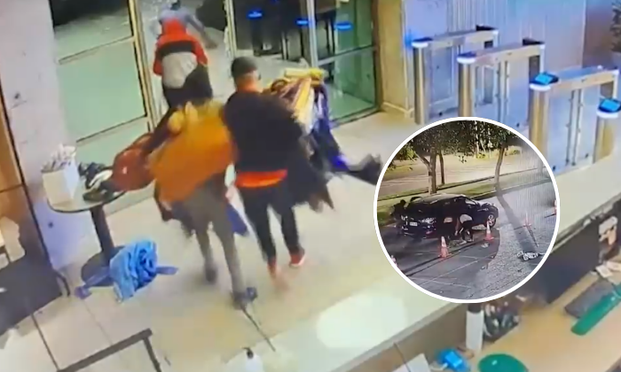 Millonario robo a exclusiva tienda en Vitacura: En 7 minutos saquearon todo