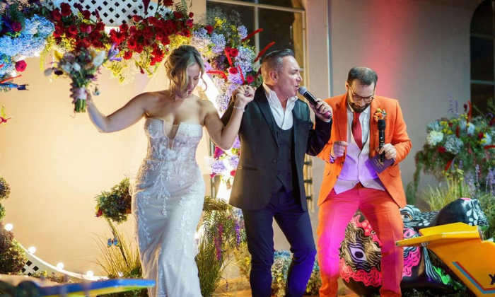 Nicolás Copano y Lady Ganga contaron cuánto cobró Luis Jara por cantar en su matrimonio