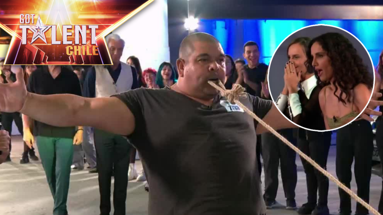 ¡Impresionante! Participante movió un auto de 3,5 toneladas con su mandíbula