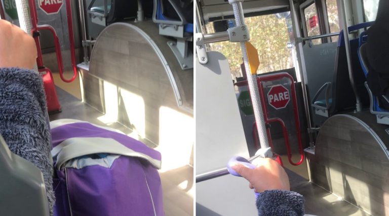 Chofer de RED se enfrascó en explícita discusión con pasajera: 