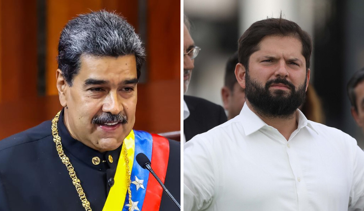 Nicolás Maduro instó a pdte. Boric a 