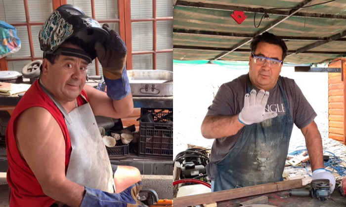 La otra vida de Dino Gordillo: Asombró con desconocida faceta elaborando productos con fierro