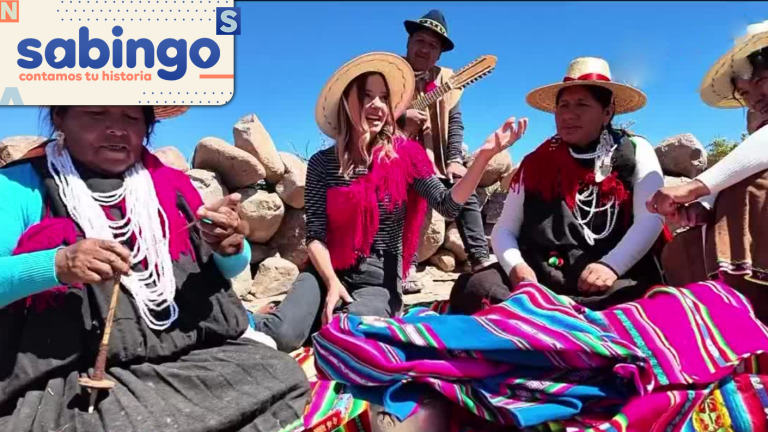 Emilia se interiorizó con la cultura Aymara | Ancestrales | Sabingo