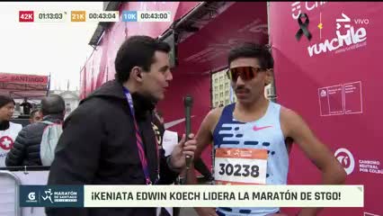 Maratón de Santiago 2024: Chileno Diego Uribe se coronó bicampeón de los 10K