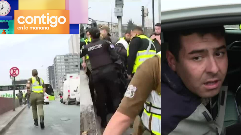 Fiscalización en Estación Central: Sujeto fue detenido en vivo tras riña en paradero