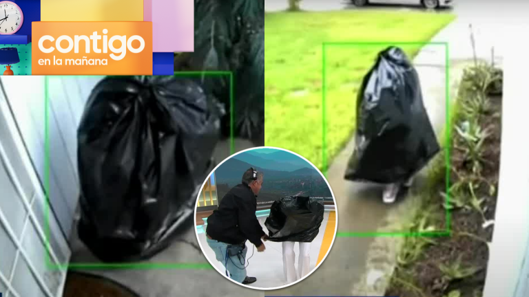 Insólita maniobra: Ladrón se disfrazó con bolsa de basura para robar
