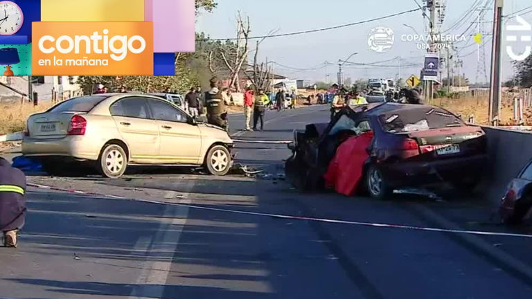 Violento accidente frontal en Lampa dejó dos fallecidos: Apuntan a presunto exceso de velocidad
