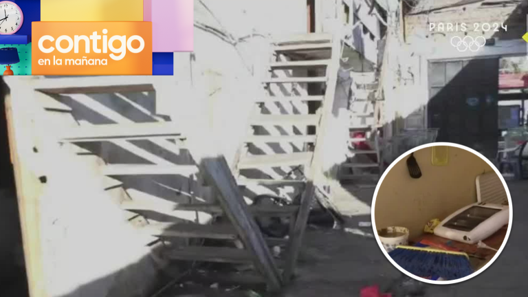 Así es el interior de vivienda desalojada en barrio Franklin