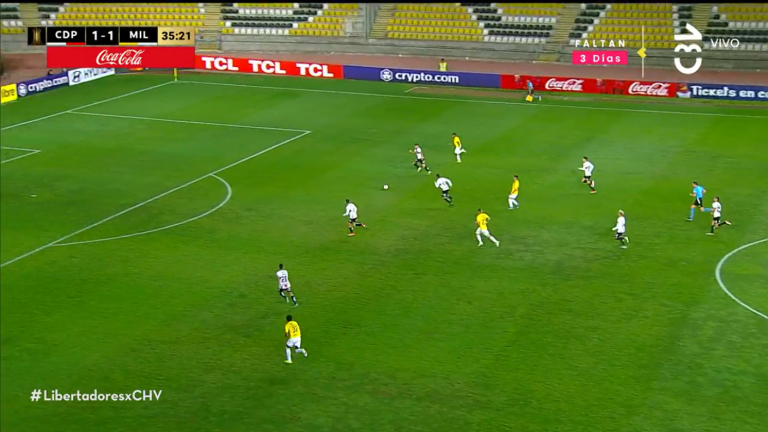 ¡Notable Rigamonti! El arquero de Palestino ahogó el grito de gol de Millonarios en Libertadores