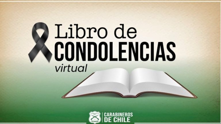 Habilitan libro de condolencias virtual para Carabineros: Revisa cómo dejar un mensaje