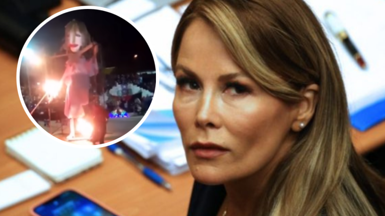 “Muy vulnerable”: Cathy Barriga criticó uso de su imagen en la “Quema de Judas” en Valparaíso