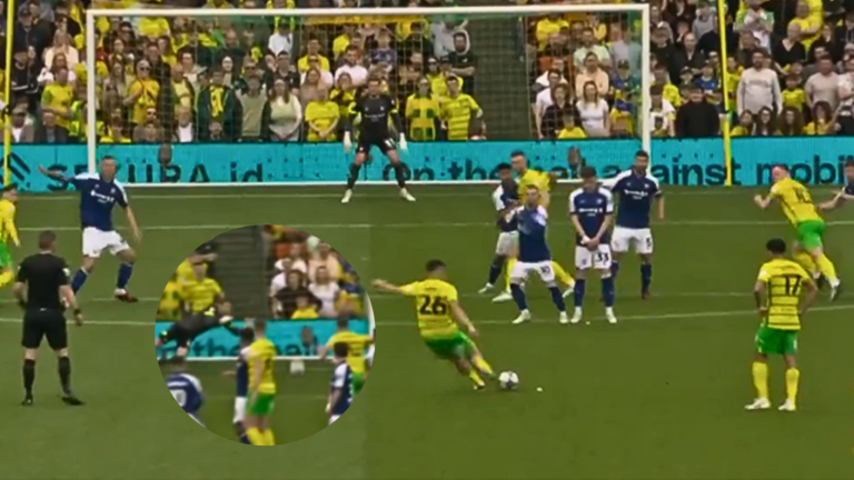 ¡Se lució! Marcelino Núñez le dio el triunfo al Norwich City con un golazo