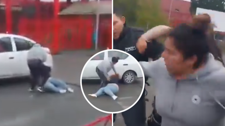 Registran brutal ataque contra mujer en las afueras de cárcel en Puerto Montt