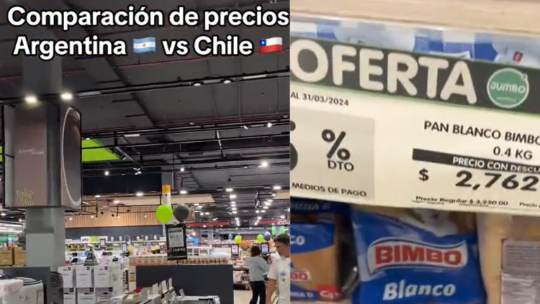 Chilena en Argentina comparó precios en supermercado y sorprendió: Ahora sólo un producto es más barato