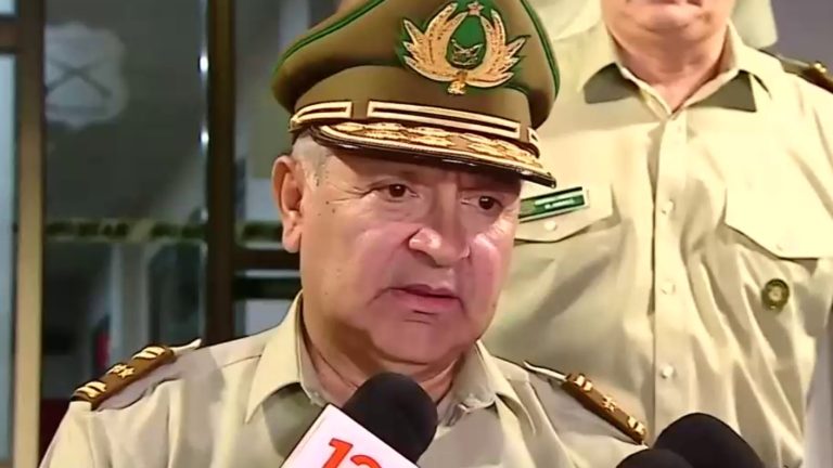 General Ricardo Yáñez por muerte de carabinero en Quinta Normal: 