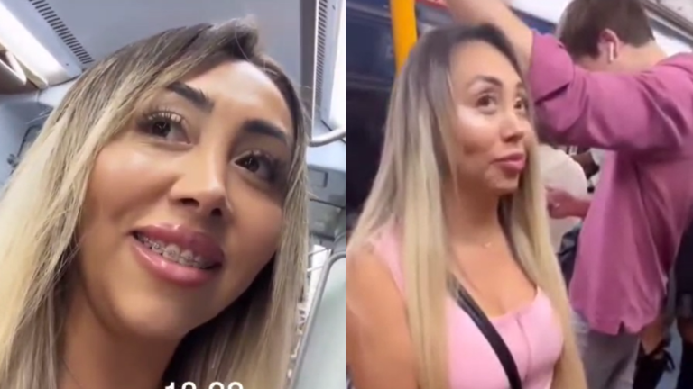 Naya Fácil sufrió bochornoso momento en metro de España: 
