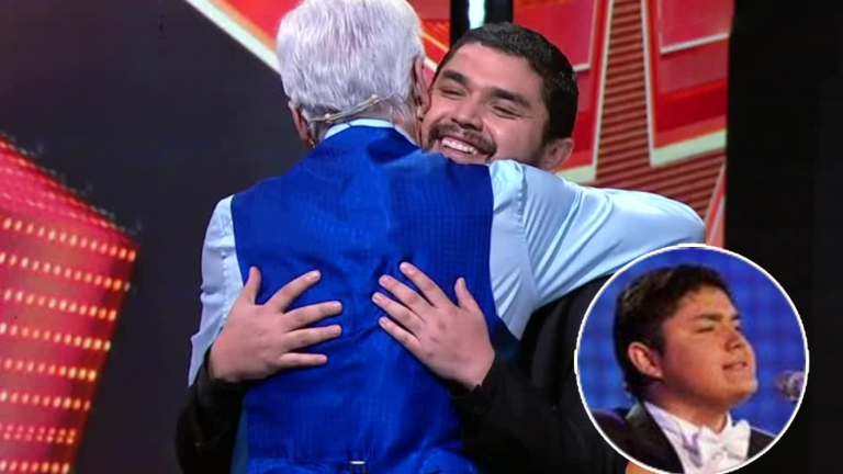 La emoción de Antonio Vodanovic al reencontrarse con ex participante de Talento Chileno: 