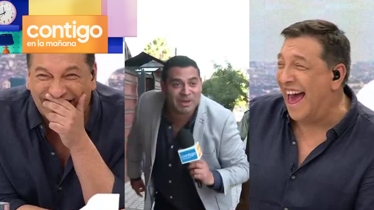 “Me equivoqué”: JC vivió ataque de risa tras error en vivo de Tomás Cancino