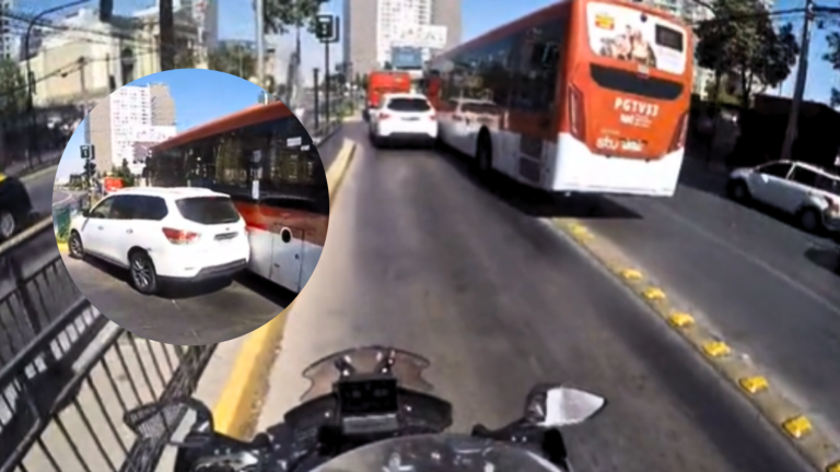 Chofer de bus RED fue despedido tras acorralar a vehículo en vía exclusiva