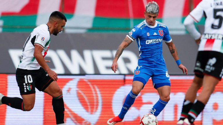 Un empate con sabor a derrota: La U cierra a 2 el partido ante Palestino en el Campeonato Nacional