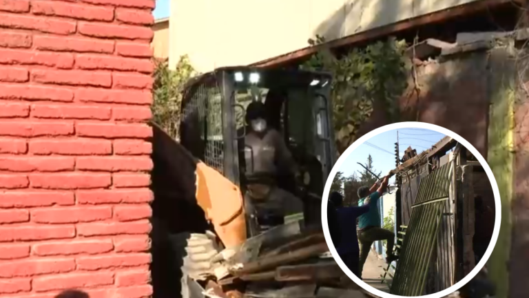 Casa tomada por narcotraficantes fue demolida en San Ramón: Pertenecía a una anciana