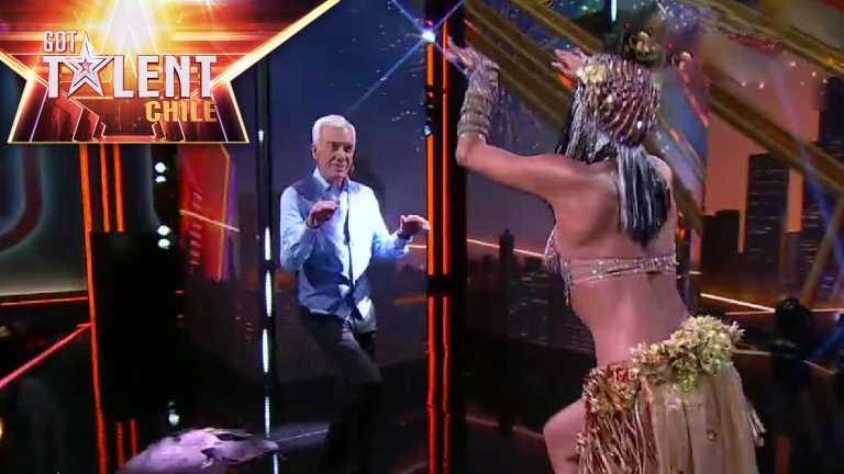 ¡Desatado! Antonio Vodanovic sacó sus mejores pasos con participante de Got Talent Chile