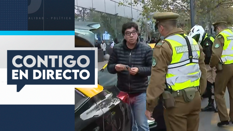 Intensa fiscalización en Providencia: Autos y taxis son detenidos durante operativo