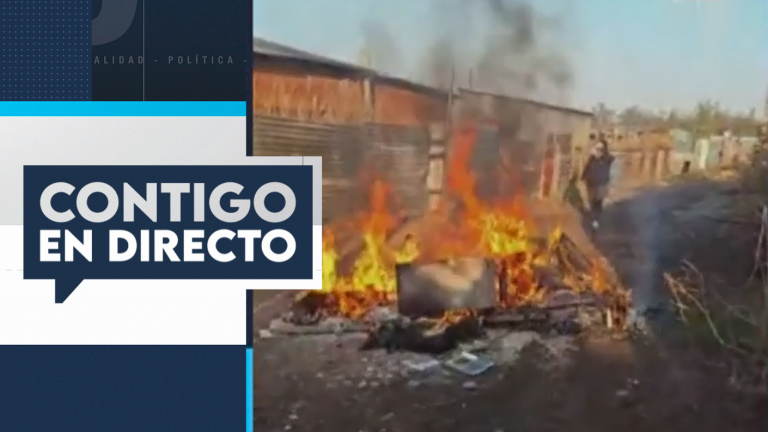 Intenso operativo: Registran barricadas y desórdenes tras desalojo de toma en Cerro Navia