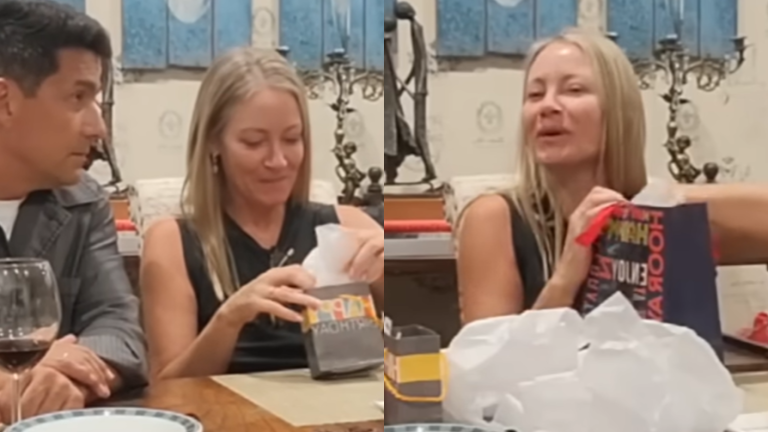 Rafael Araneda le jugó jocosa broma a Marcela Vacarezza en su cumpleaños: “Todo se paga en la vida”