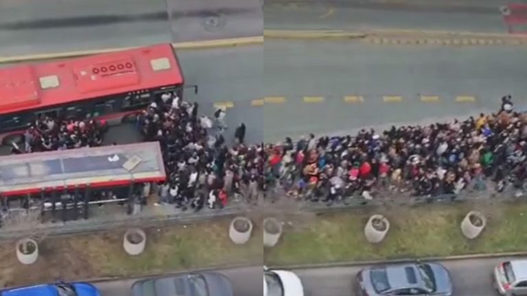 Cierre de nueve estaciones de Línea 4 del Metro generó caos en Vicente Valdés: Paraderos y buses colapsaron