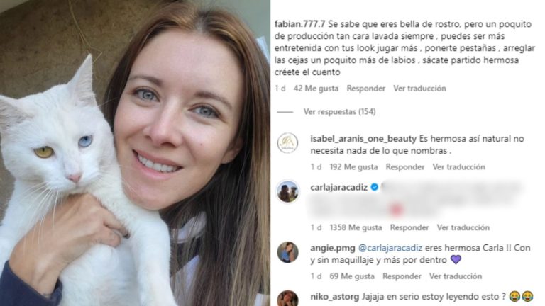 Carla Jara contestó con todo a seguidor que la llamó a “sacarse partido”: “Me amo y me acepto”