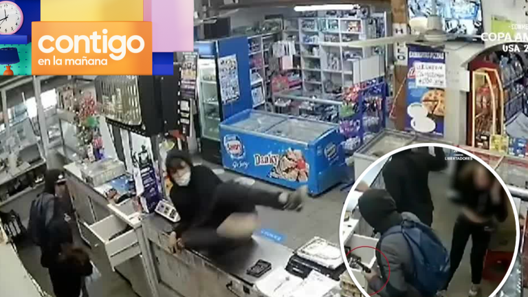 Mujeres se defendieron: Delincuentes asaltaron minimarket en Ñuñoa