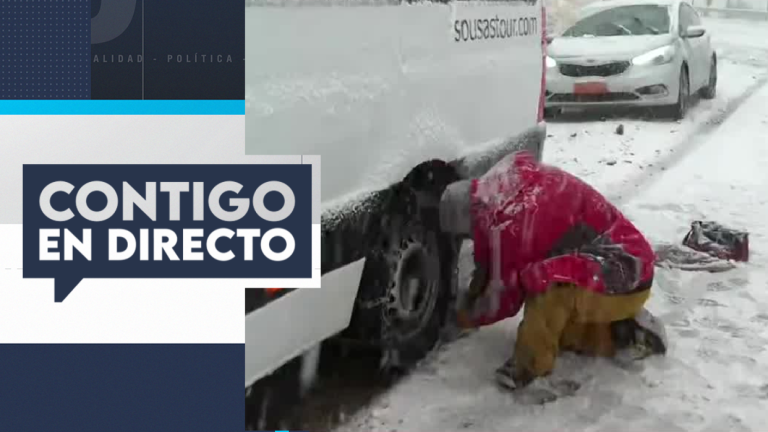 ¿A qué hora y en qué sectores podría nevar en la Región Metropolitana?