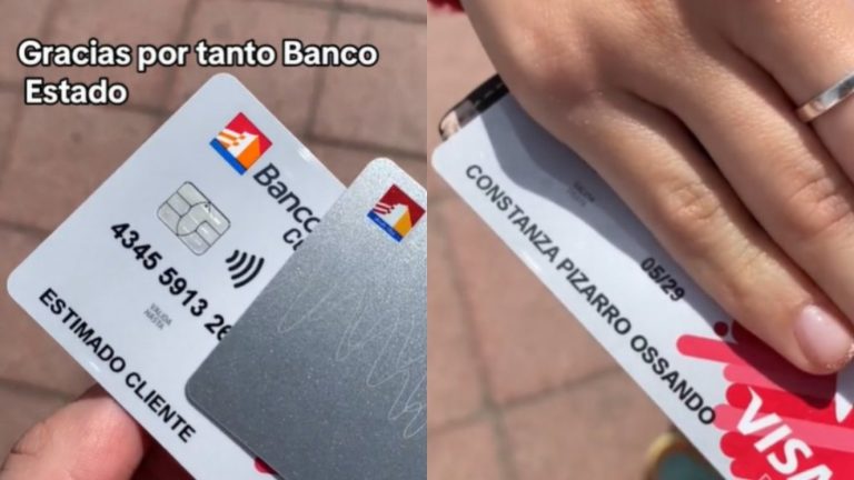 Denuncian tarjeta de Banco Estado mal rotulada y se hace viral: 
