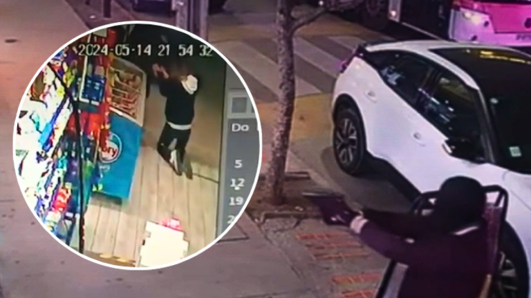 Niño se escondió en almacén tras sufrir encerrona junto a su mamá: Cámaras captaron todo