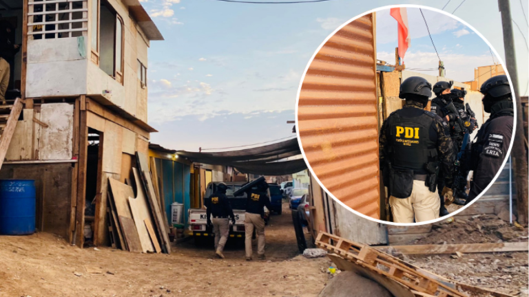 Megaoperativo en Arica contra Los Gallegos: 250 detectives PDI allanaron domicilios y cárceles