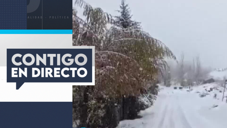 Cajón del Maipo: Así está Baños Morales tras 24 horas de nieve