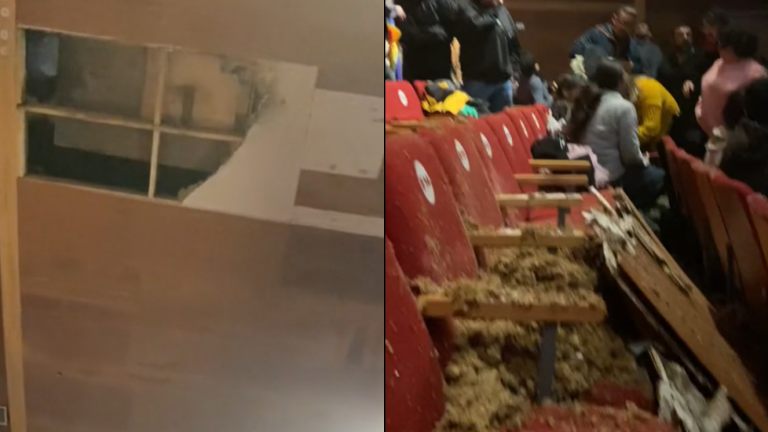 En plena función teatral: Techo de Matucana 100 se desplomó tras intensa lluvia
