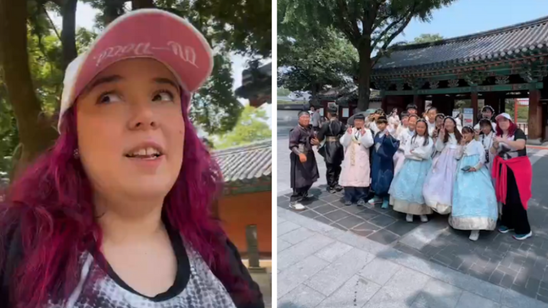 ¿Fama máxima? Christell fue reconocida en Corea del Sur y grabó video cantando su hit viral