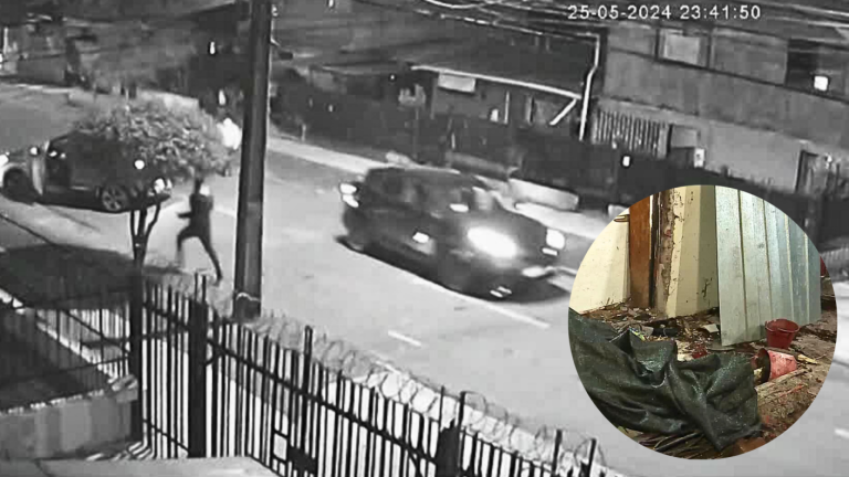 Portonazo terminó en dañino choque contra casa en San Joaquín