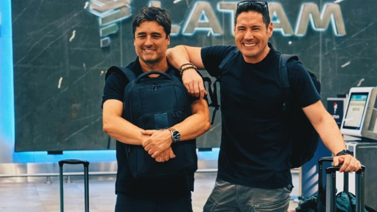 Así fue el hermético regreso de Pancho Saavedra y Jorge Zabaleta a Chile