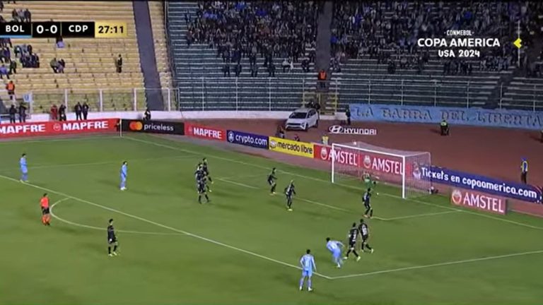 ¡Impactante! La magistral atajada de César Rigamonti para salvar a Palestino ante Bolívar